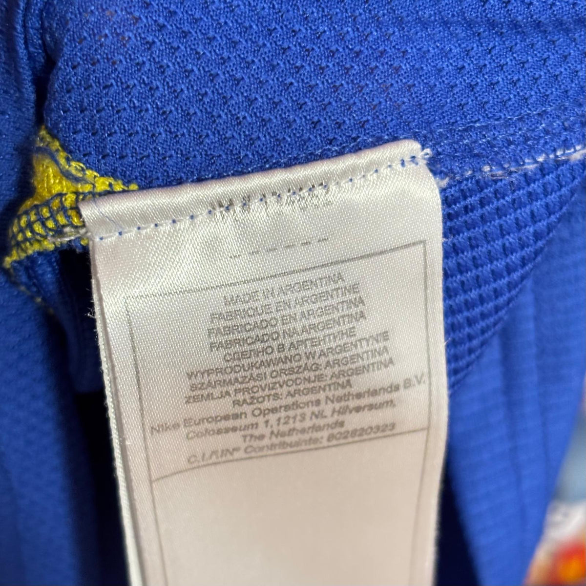 Camiseta Boca Juniors Argentina Nike 2005 Centenario Azul Amarillo Xeneize Bostero 196310