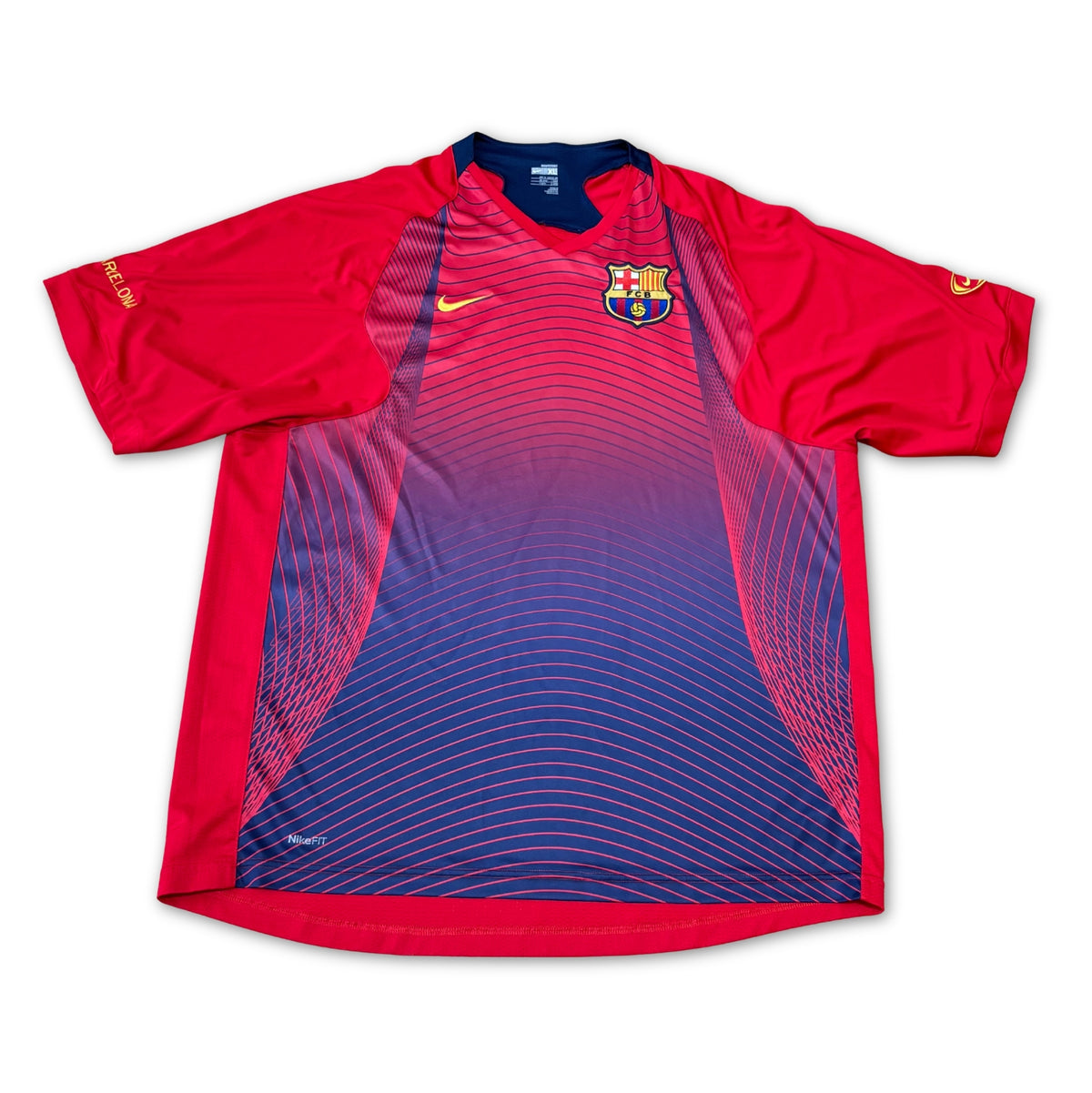Camiseta Barcelona 2006-2007 Entrenamiento