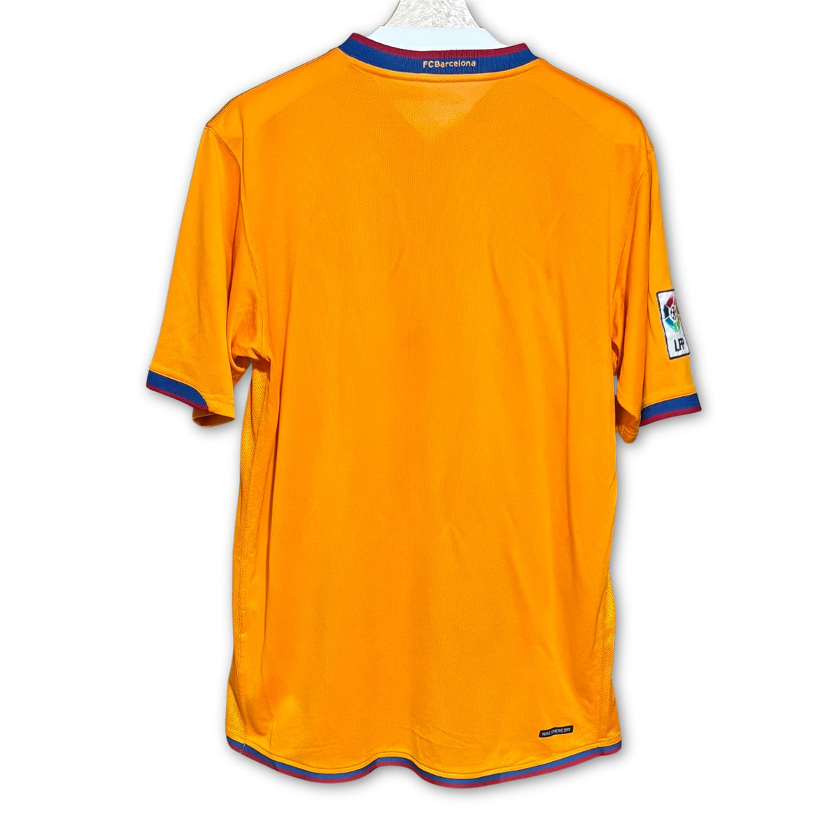 camiseta de futbol del fc barcelona 2006 2007 segunda equipacion naranja alternativa visitante nike