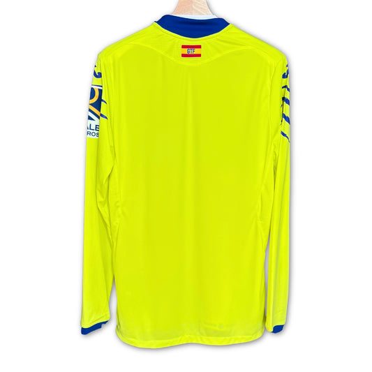 camiseta getafe 2019 2020 joma tercera manga larga futbol amarillo