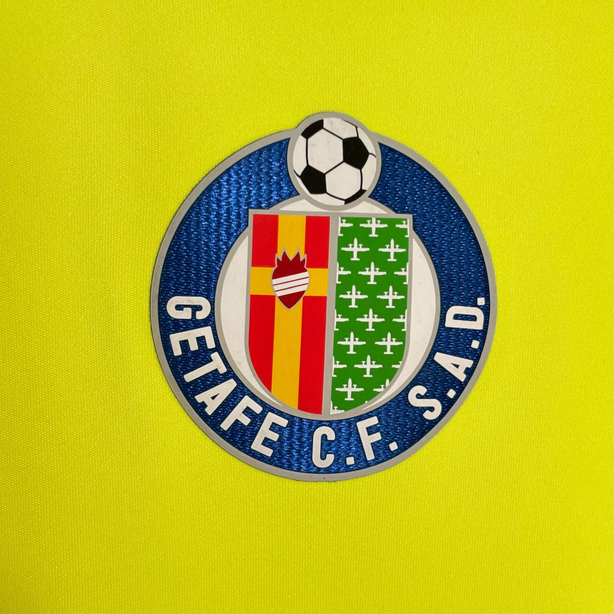 camiseta getafe 2019 2020 joma tercera manga larga futbol amarillo