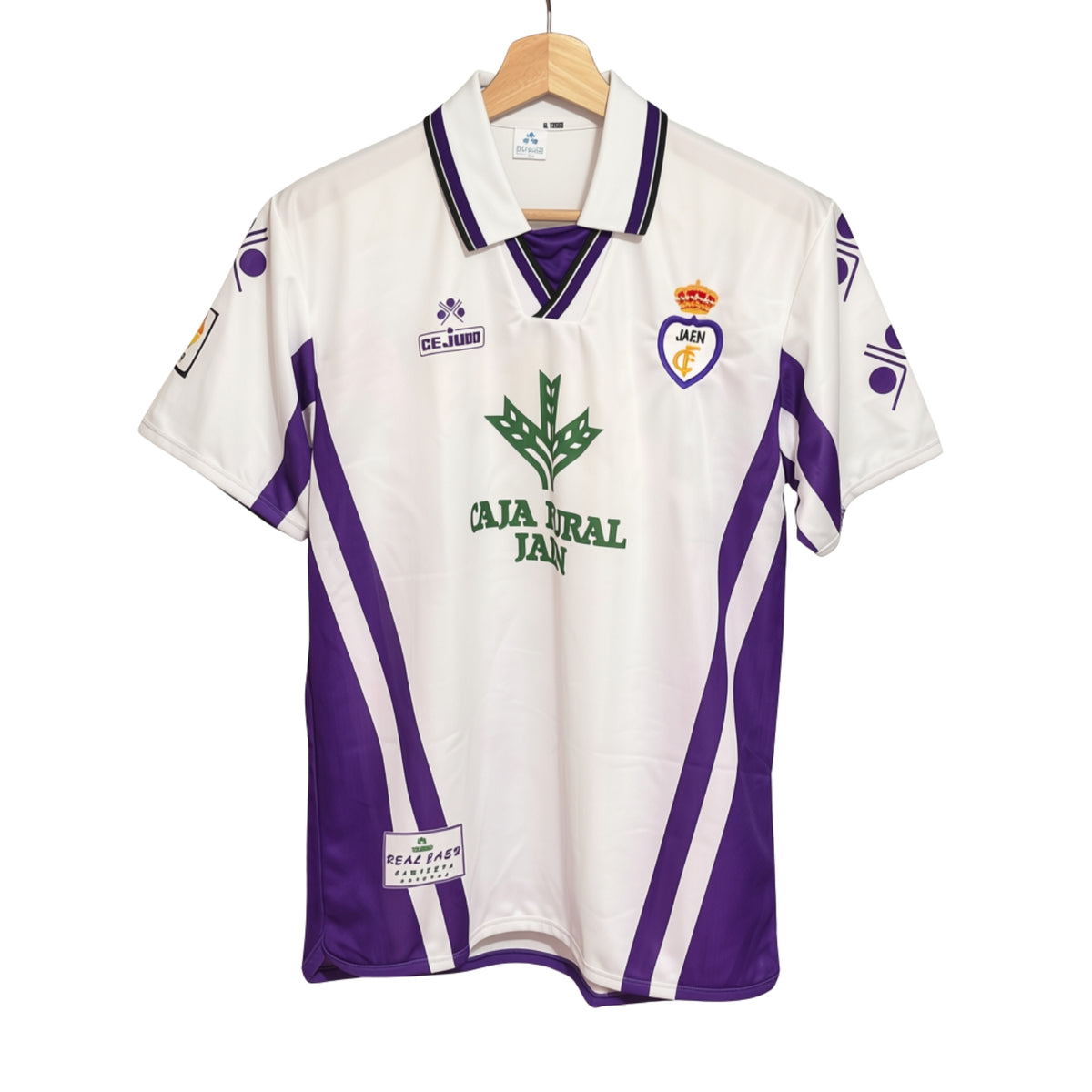 Camiseta de fútbol vintage Real Jaén 2001-2002 local Cejudo