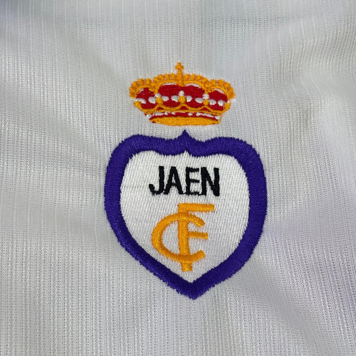 Camiseta de fútbol vintage Real Jaén 2001-2002 local Cejudo