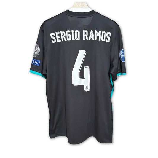 Camiseta Real Madrid 2017-2018 Visitante - #4 Sergio Ramos