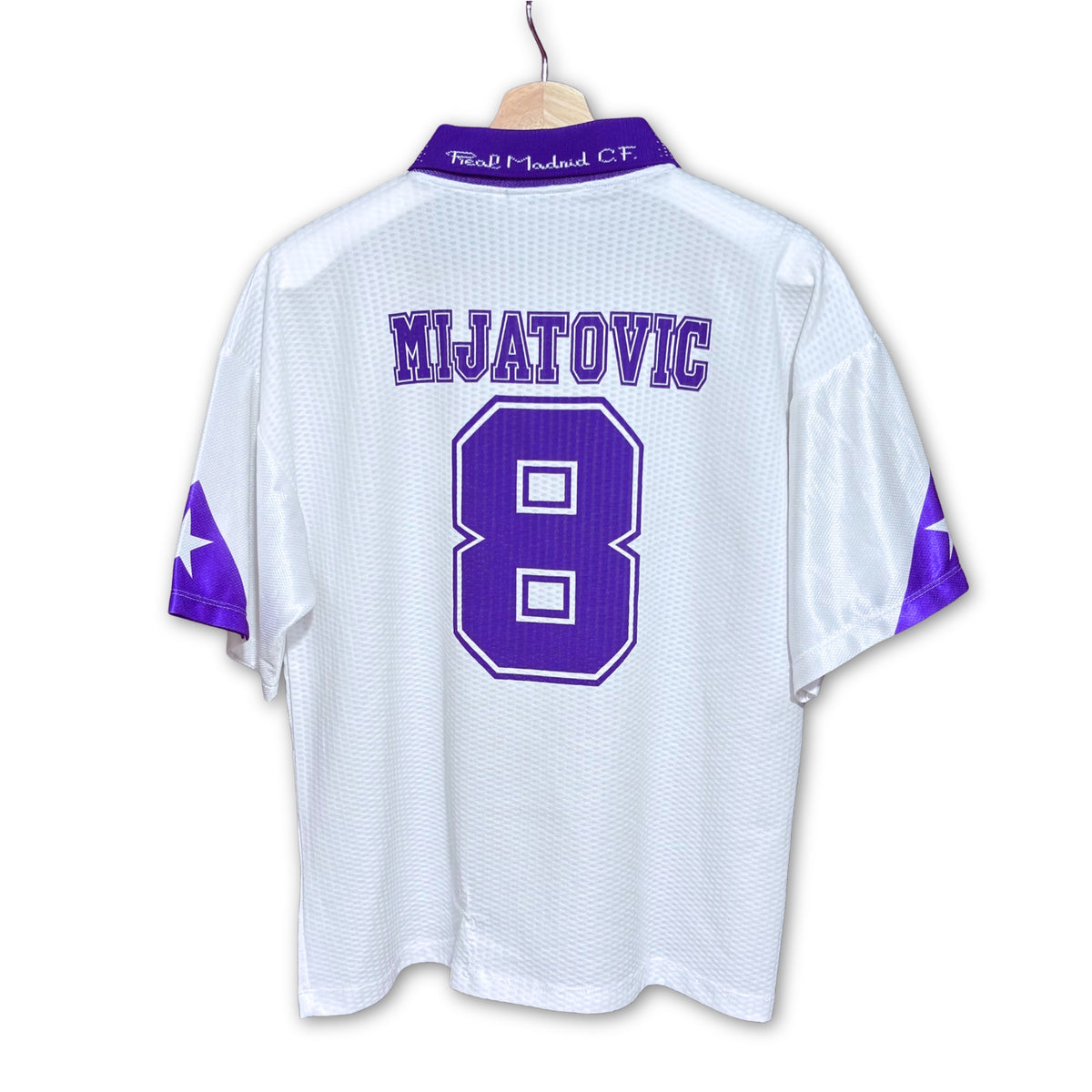 Camiseta Real Madrid 1997-1998 Local #8 Mijatović