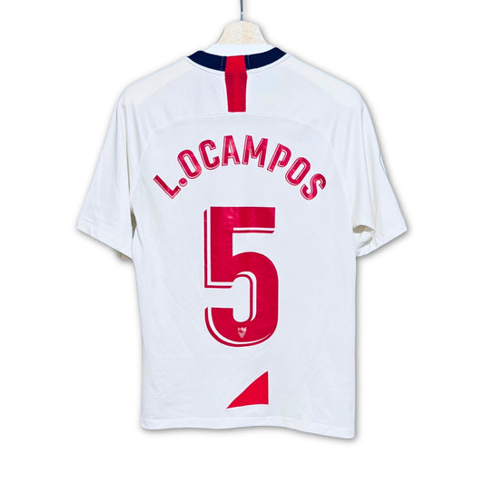 Sevilla 2019-2020 Home Jersey - #5 L. Ocampos