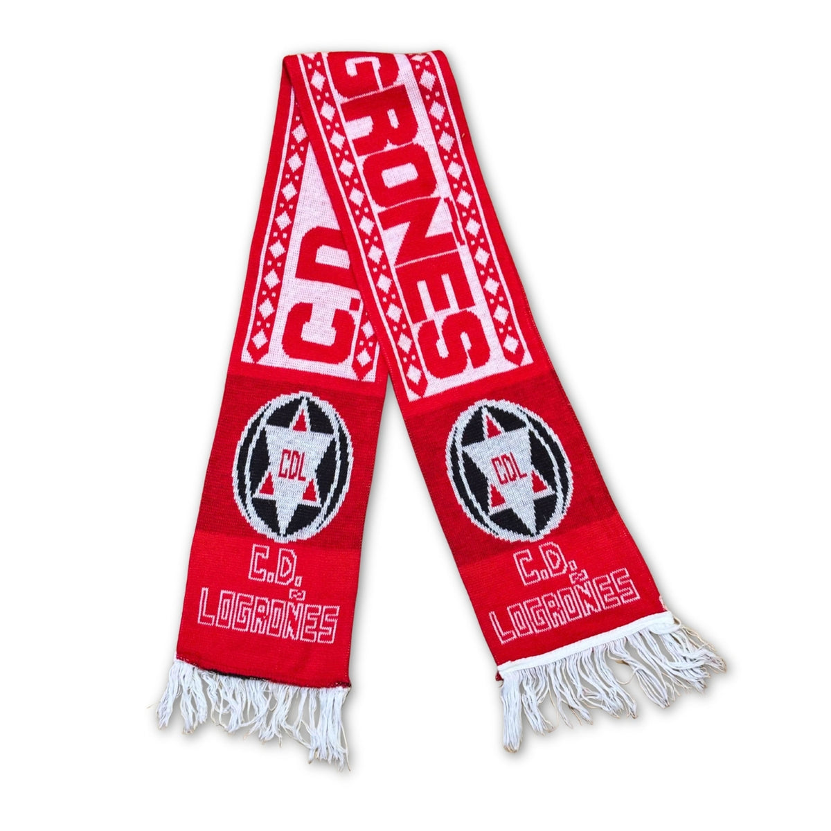 Bufanda CD Logroñes - vintage doble cara