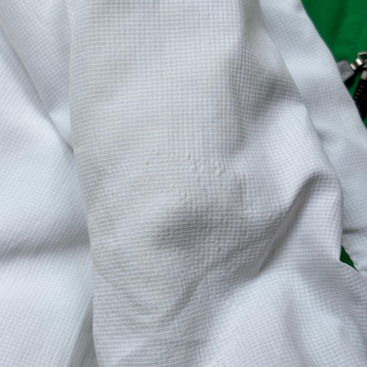 Chaqueta de fútbol Elche CF 2013-2014 Acerbis blanca y verde