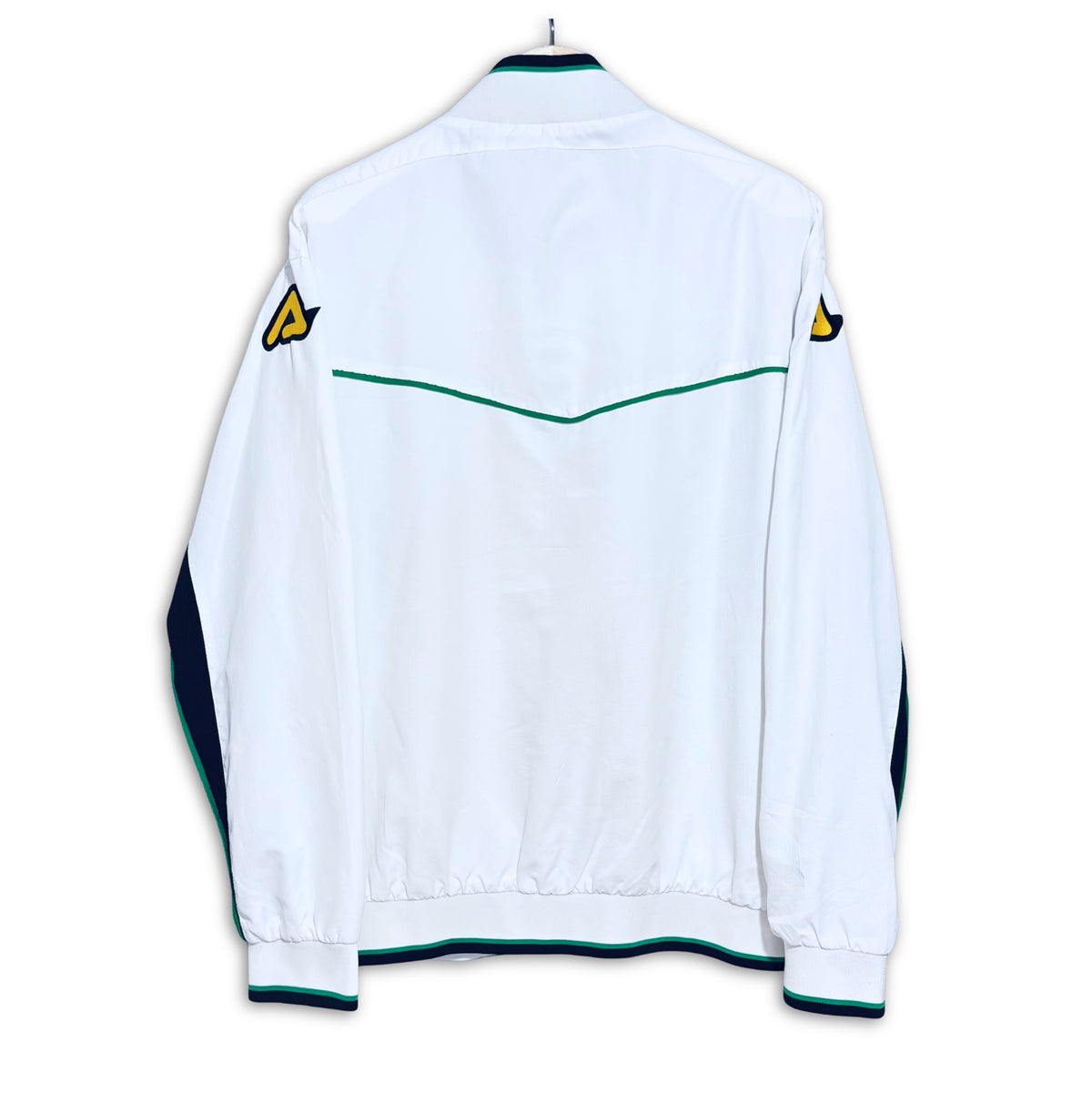 Chaqueta de fútbol Elche CF 2013-2014 Acerbis blanca y verde