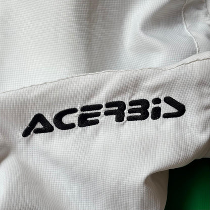 Chaqueta de fútbol Elche CF 2013-2014 Acerbis blanca y verde