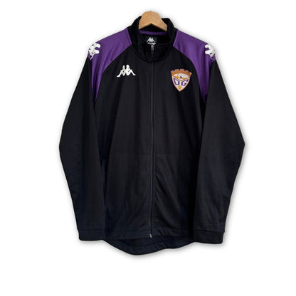 Chaqueta de fútbol CD Guadalajara Kappa negra y morada