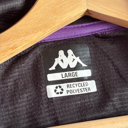 Chaqueta de fútbol CD Guadalajara Kappa negra y morada