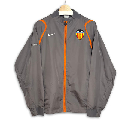 Chaqueta de fútbol Valencia CF 2006-2007 Nike gris y naranja