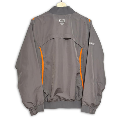 Chaqueta de fútbol Valencia CF 2006-2007 Nike gris y naranja
