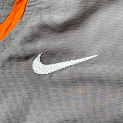 Chaqueta de fútbol Valencia CF 2006-2007 Nike gris y naranja