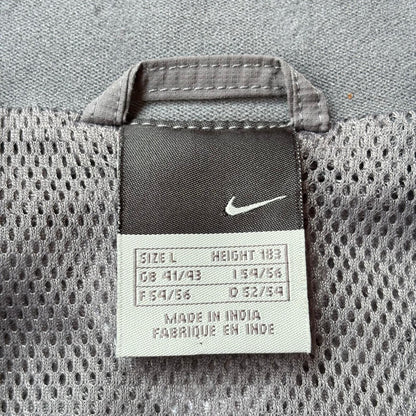 Chaqueta de fútbol Valencia CF 2006-2007 Nike gris y naranja