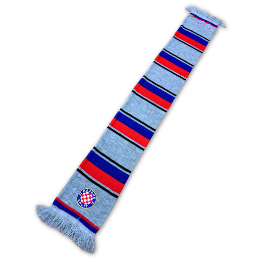Bufanda Hajduk Split - Franjas Gris Bordada