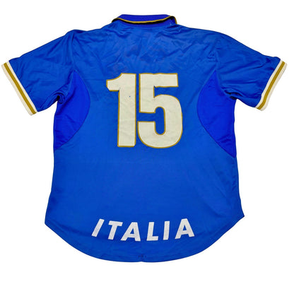 italia-1996-camiseta-futbol-local-maglia-gara-calcio-nike-player-issue-di-livio-home-jersey-football-shirt-