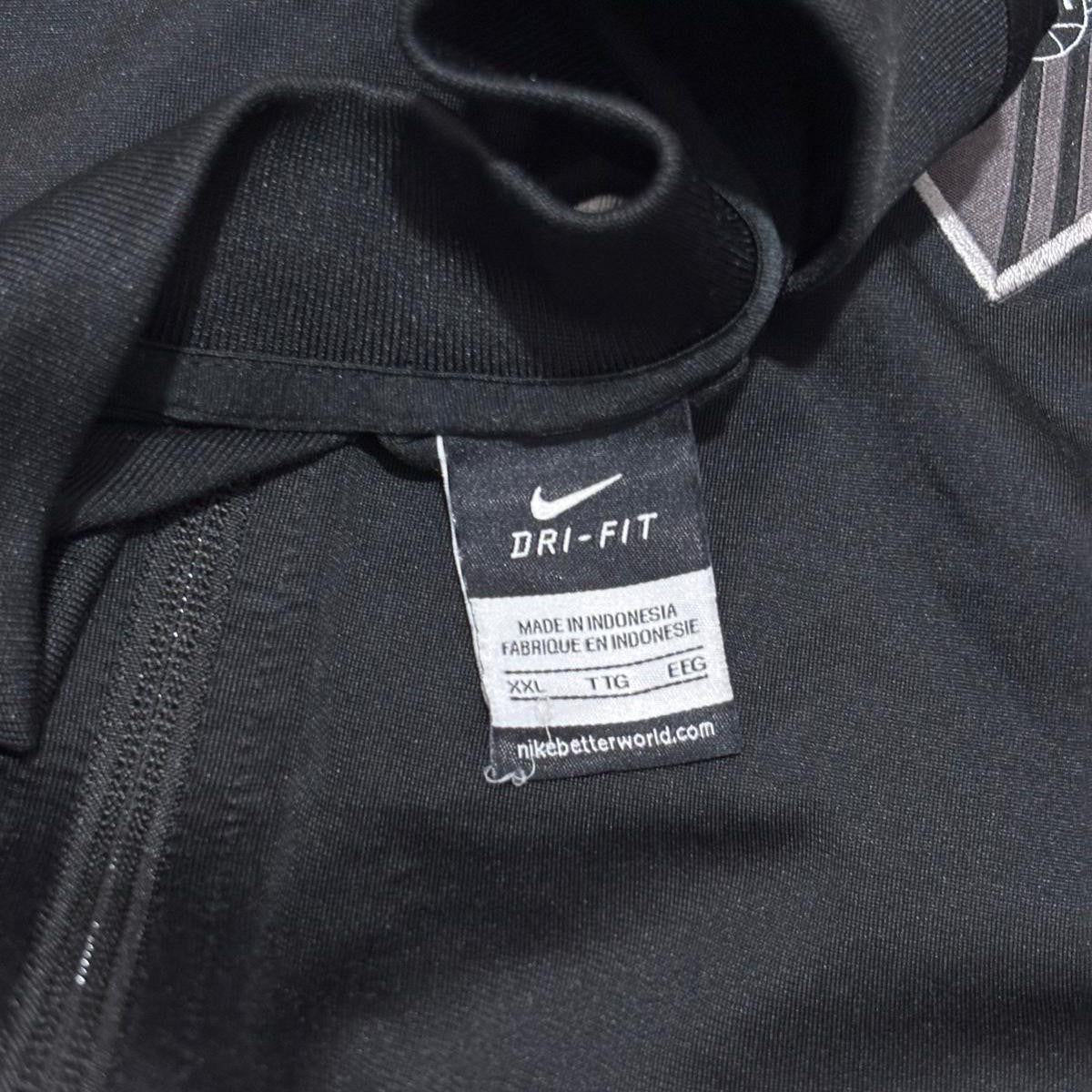 Chaqueta de fútbol de entrenamiento Málaga CF Nike negra