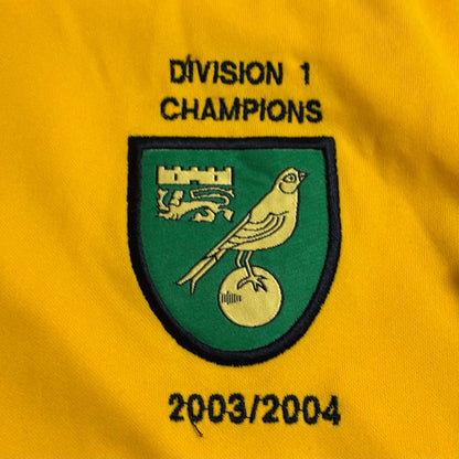 norwich-city-home-jersey-2003-2004-2005-football-shirt-xara-camiseta-futbol-