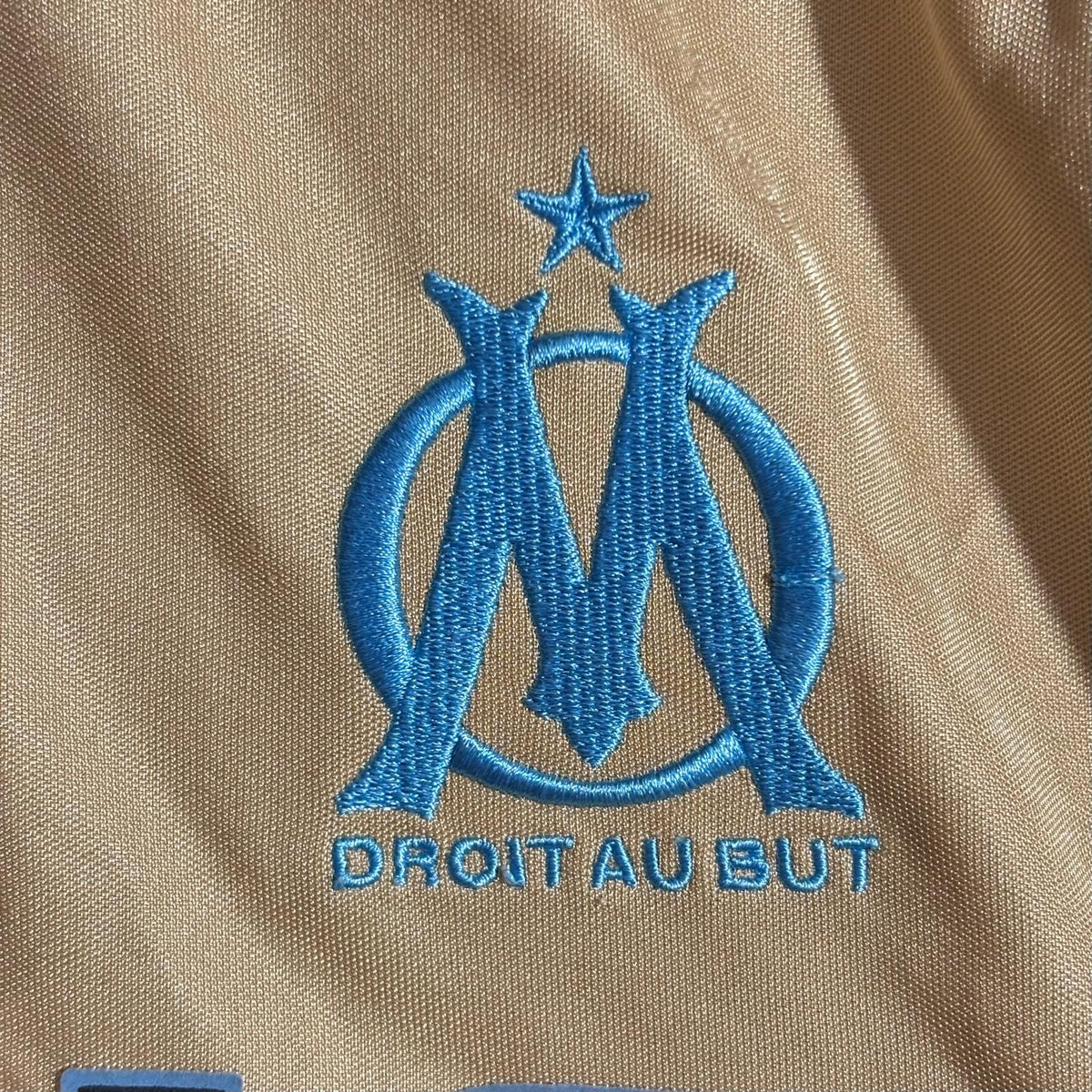 olympique marsella adidas 2008 2009 tercera third jersey golden camiseta maillot