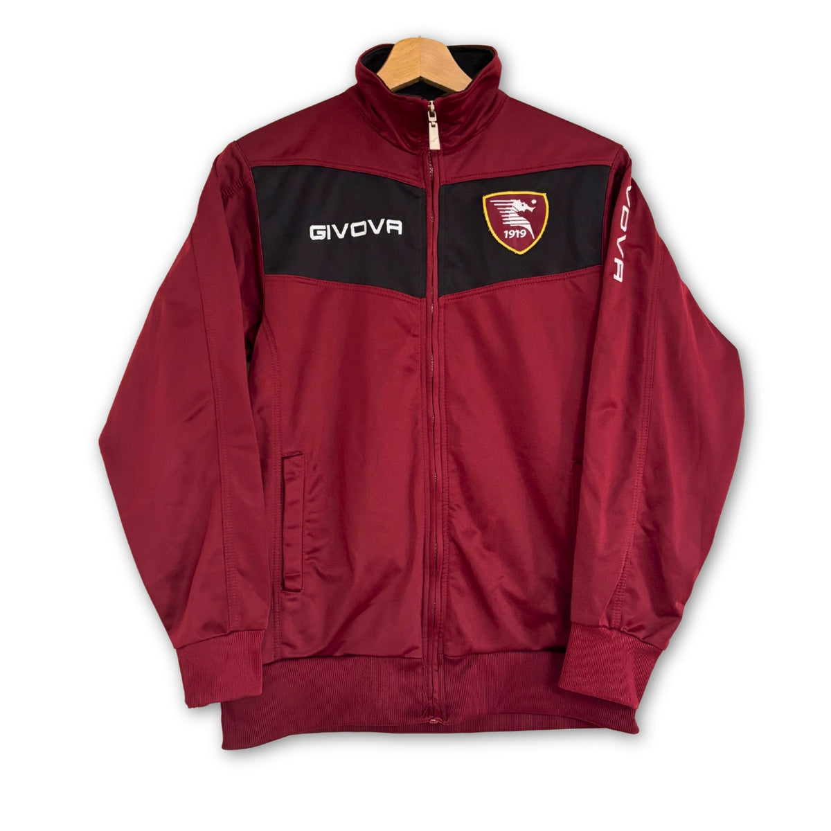 Chaqueta de fútbol Salernitana 2015-2016 Givova granate