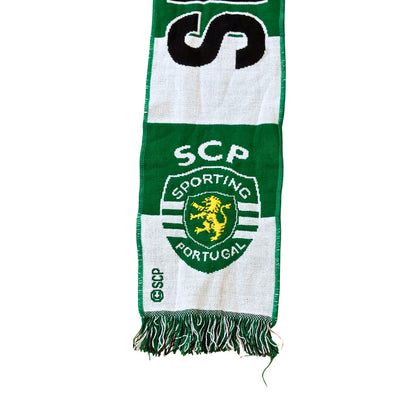 Bufanda Sporting CP - Oficial Franjas Verde Blanco