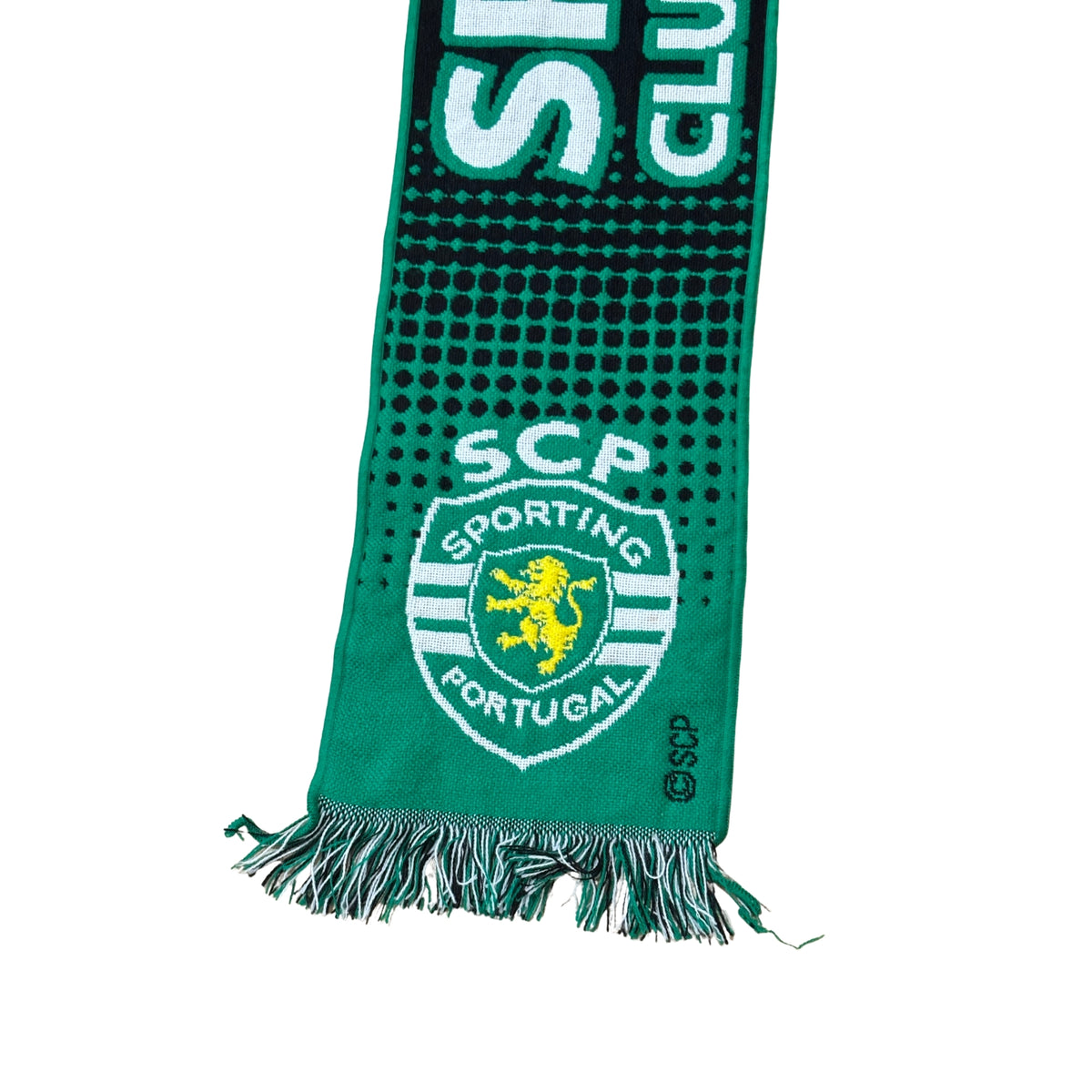 Bufanda Sporting Clube - colores degradados