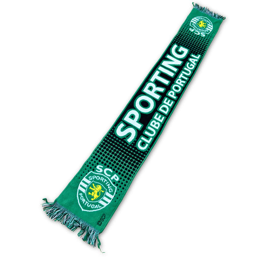 Bufanda Sporting Clube - colores degradados
