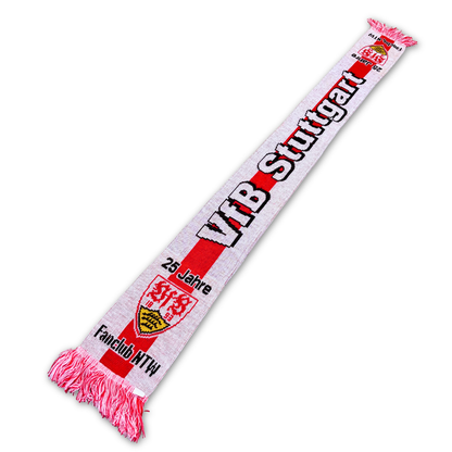 Bufanda de fútbol VfB Stuttgart Fanclub NTW 25 aniversario