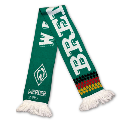 Bufanda de fútbol vintage Werder Bremen años 2000 bandera
