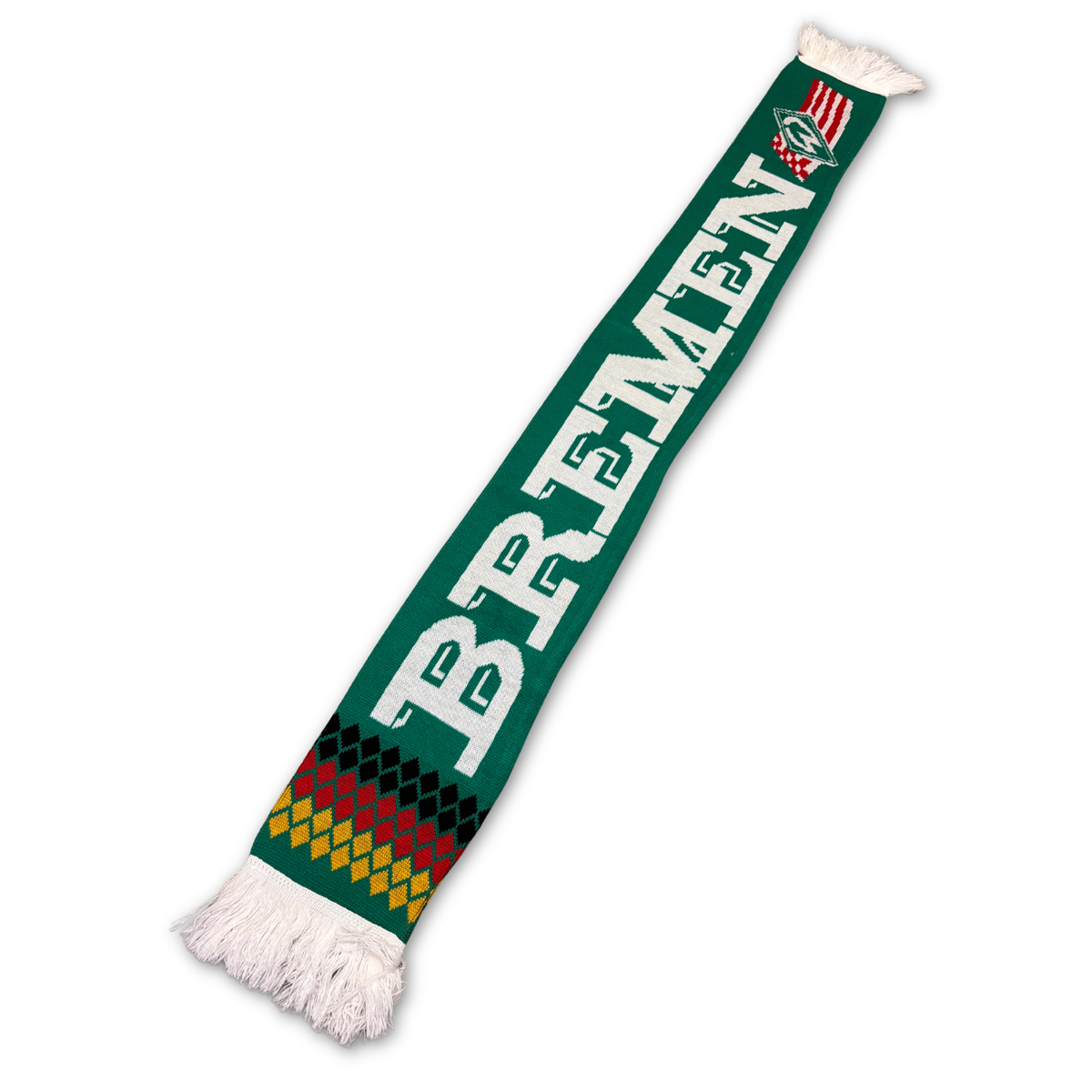 Bufanda de fútbol vintage Werder Bremen años 2000 bandera