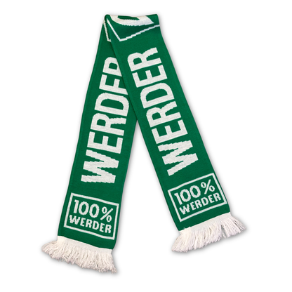 Bufanda de fútbol Werder Bremen 100% Werder verde